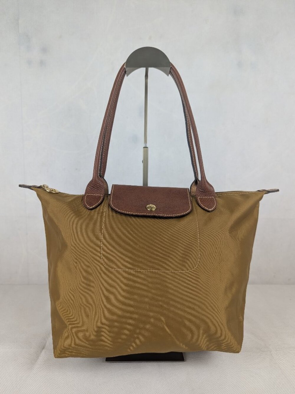 Longchamp Le Pliage Nylon Tote Bag Mustard - Preowned - Good Condition